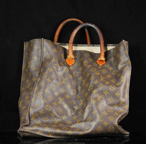 vintage lv tote bag|biggest louis vuitton bag.